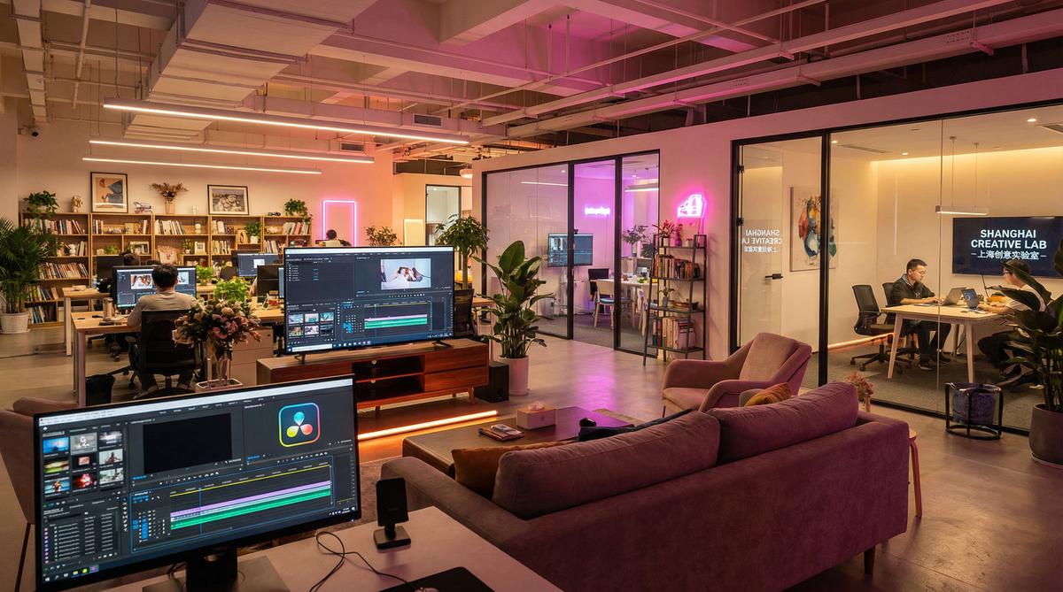 幼幼传媒公司办公环境